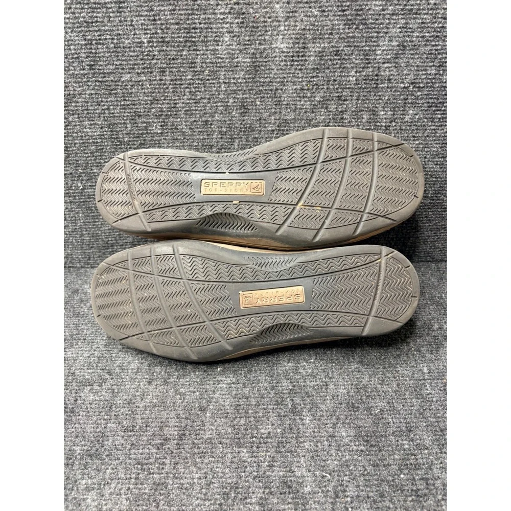 Sperry Top-Sider Billfish Men Tan Brown Leather Mesh Boat Shoes STS11735 Size 11